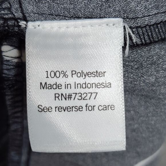 NWT Nine West Dress Women Large Black White Long Sleeve Ruffle Hem Office Church - Picture 12 of 15